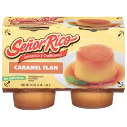 Senor Rico Caramel Flan 4pk