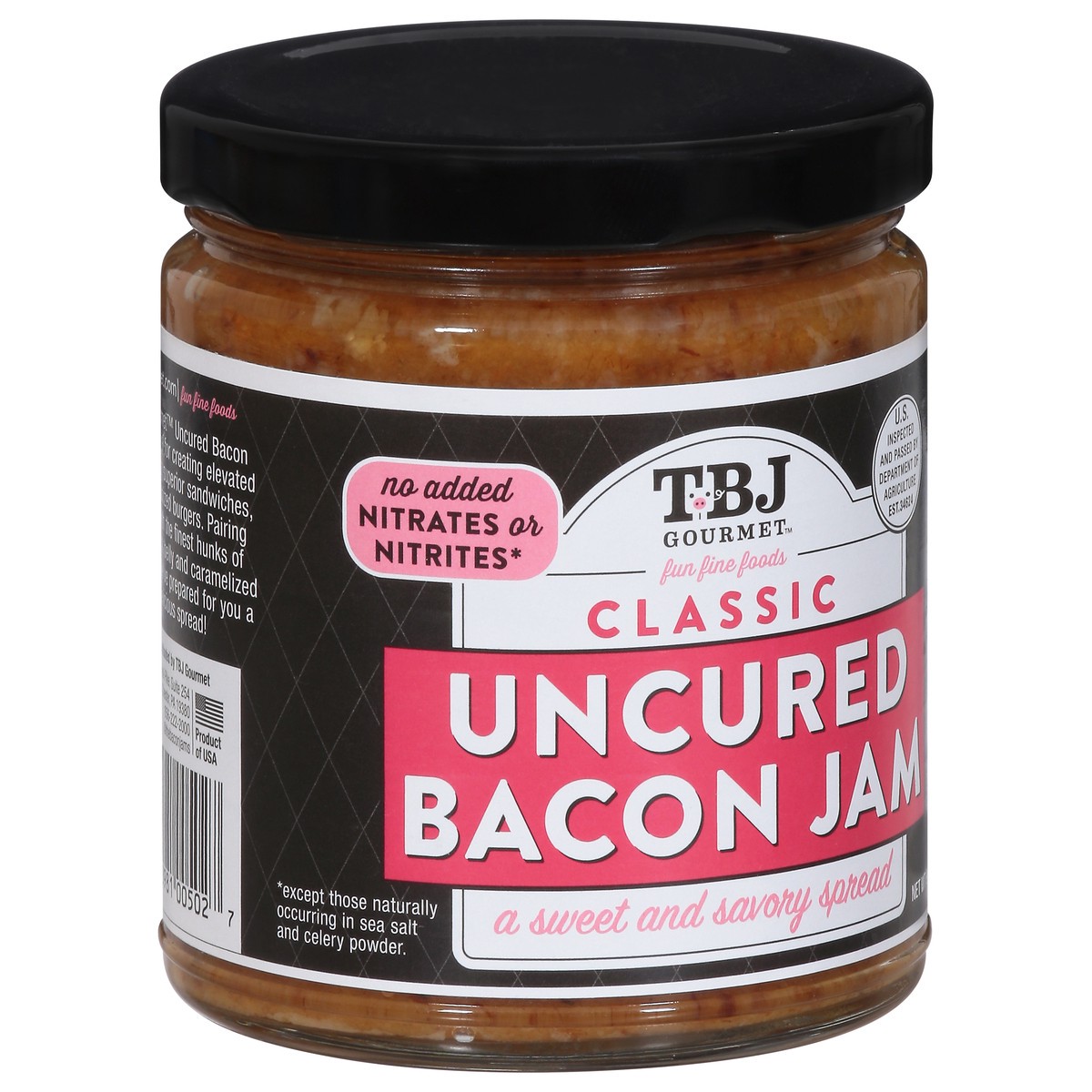 slide 2 of 9, TBJ Gourmet Uncured Classic Bacon Jam 9 oz, 8.5 oz