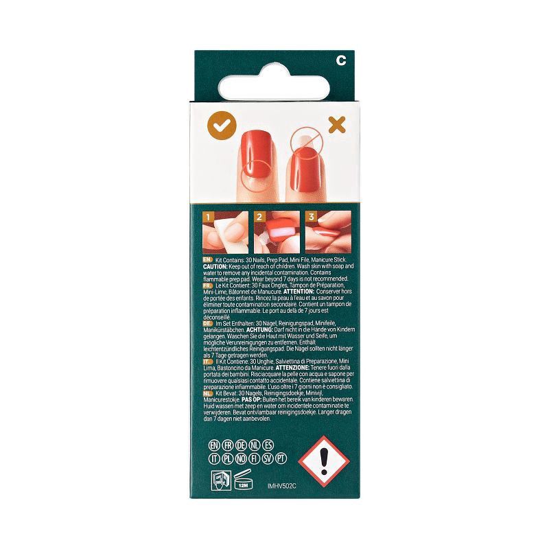 slide 6 of 8, KISS Products imPRESS Fake Nails - Adorabell - 33ct, 1 ct