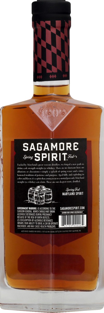slide 5 of 9, Sagamore Spirit Rye Straight Whiskey, 750 ml