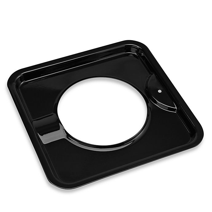 slide 1 of 1, RangeKleen Square Black Drip Pan - Black, 1 ct