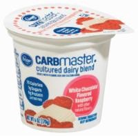 slide 1 of 1, Kroger Carbmaster White Chocolate Flavored Raspberry Cultured Dairy Blend, 6 oz