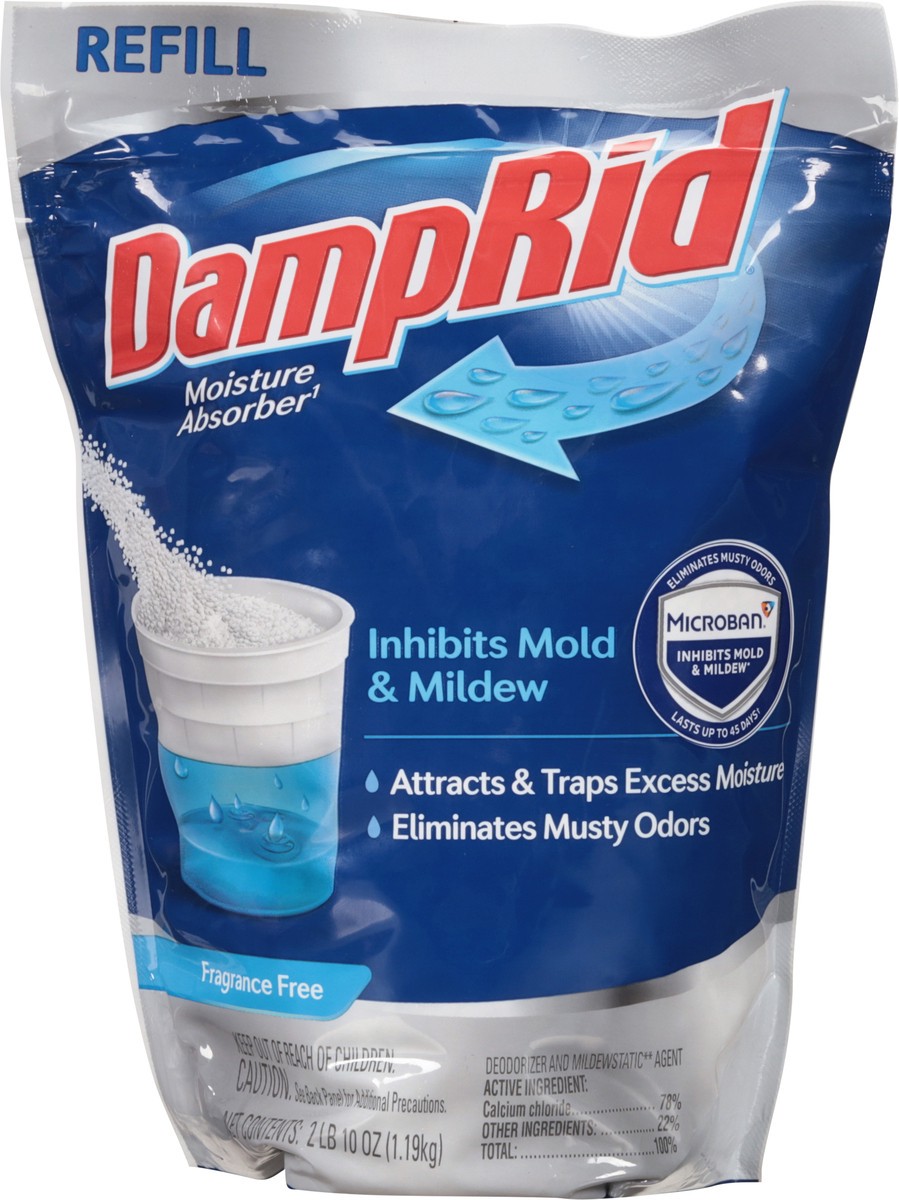 slide 3 of 12, DampRid DAMP RID REFILL BAG FRAGRANCE FREE, 42 oz