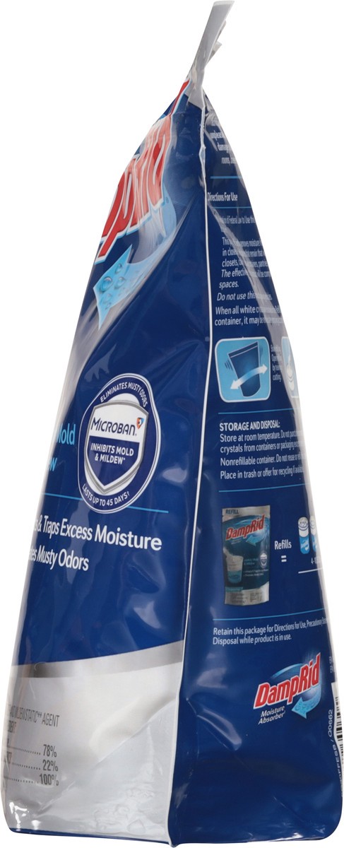 slide 6 of 12, DampRid DAMP RID REFILL BAG FRAGRANCE FREE, 42 oz