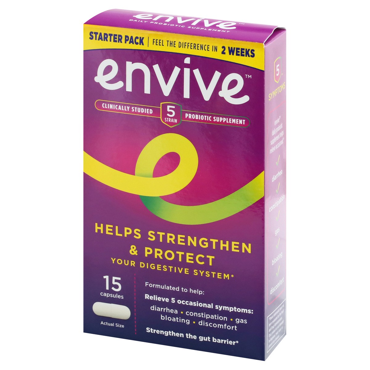 slide 5 of 9, Envive Starter Pack Daily Probiotic Supplement 15 Capsules, 15 ct