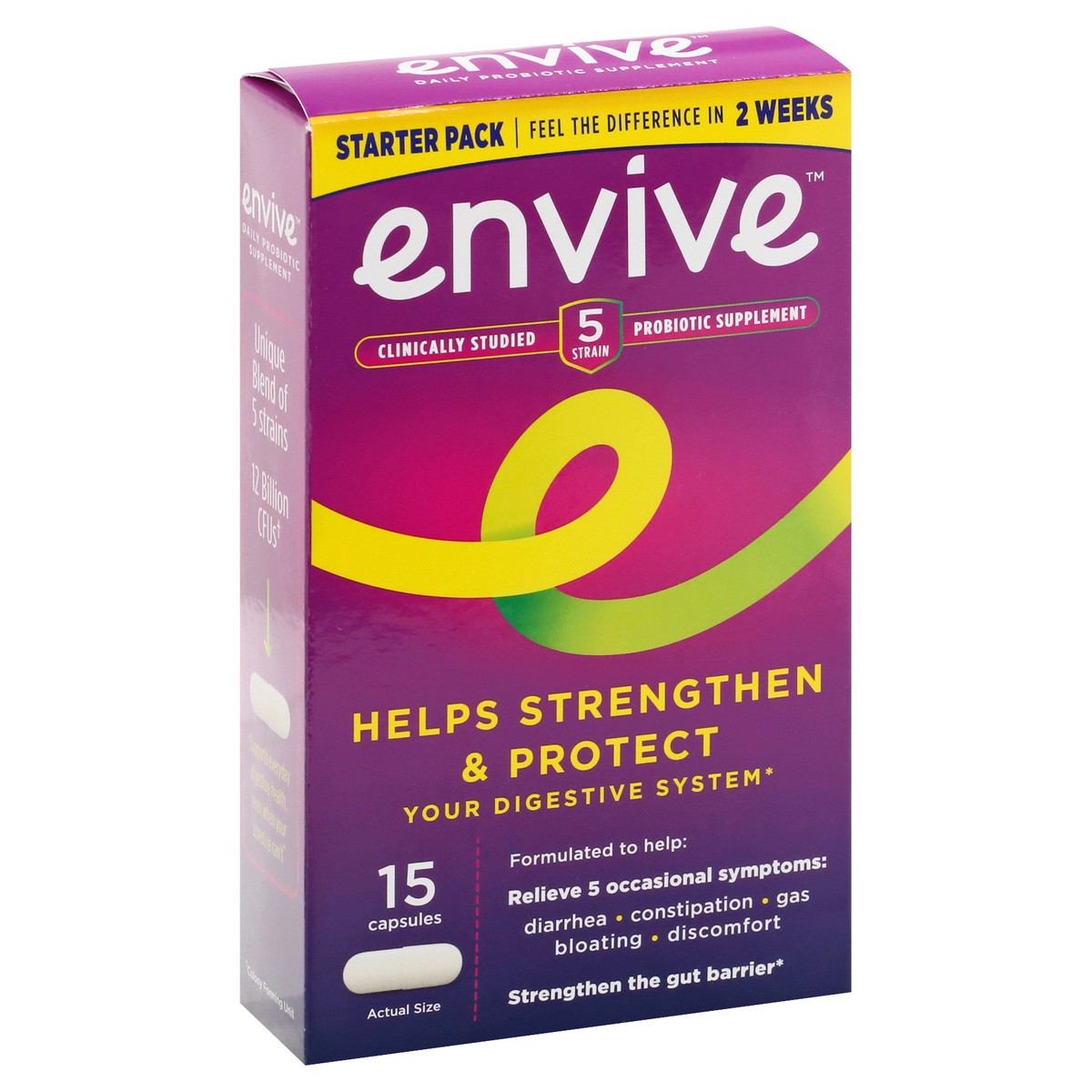 slide 2 of 9, Envive Starter Pack Daily Probiotic Supplement 15 Capsules, 15 ct