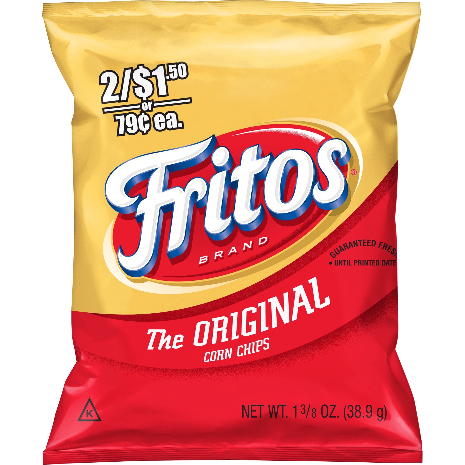 slide 1 of 5, Fritos Corn Chips The Original 1 3/8 Oz, 1.38 oz