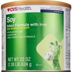 slide 1 of 1, CVS Health Soy Infant Formula With Iron, 22 oz