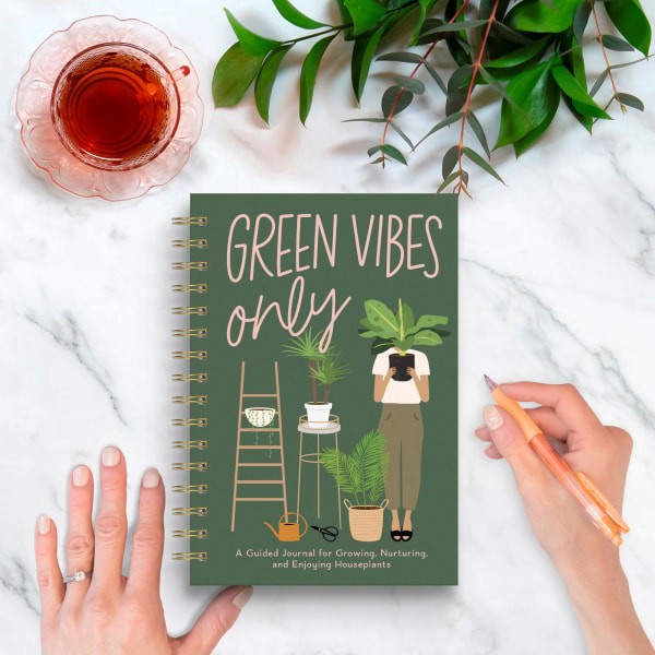slide 15 of 17, Green Vibes Only Houseplant Journal, 1 ct