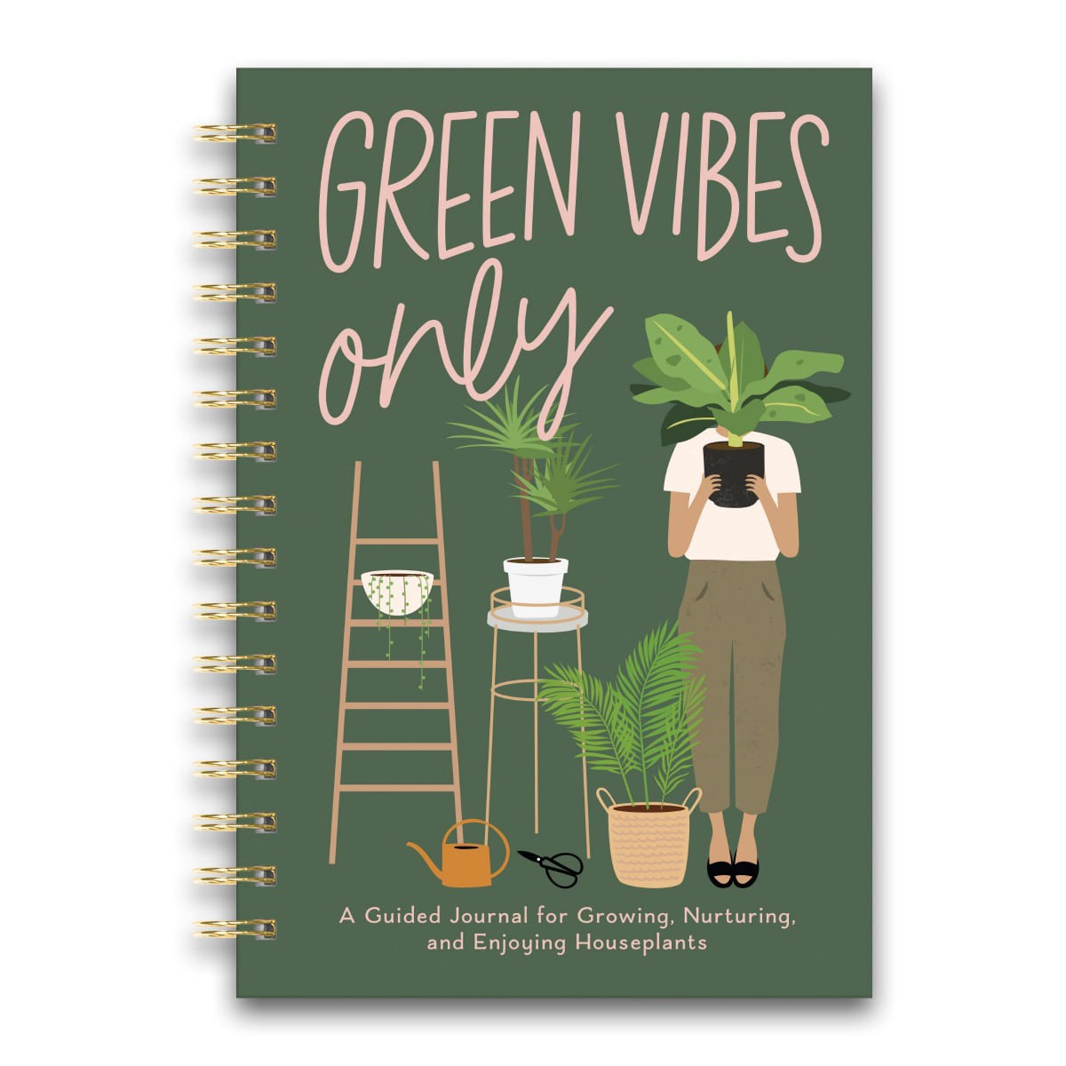 slide 1 of 17, Green Vibes Only Houseplant Journal, 1 ct