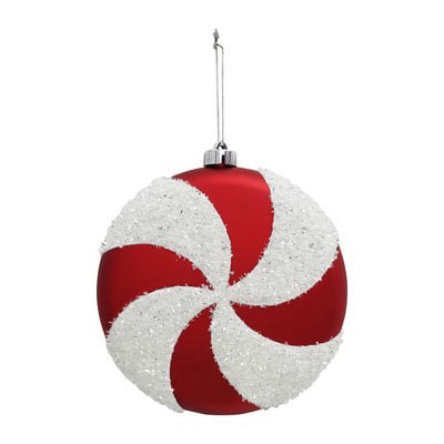 slide 1 of 3, 8.5" Jumbo Peppermint Shatterproof Ornament By Ashland, 8.5 in