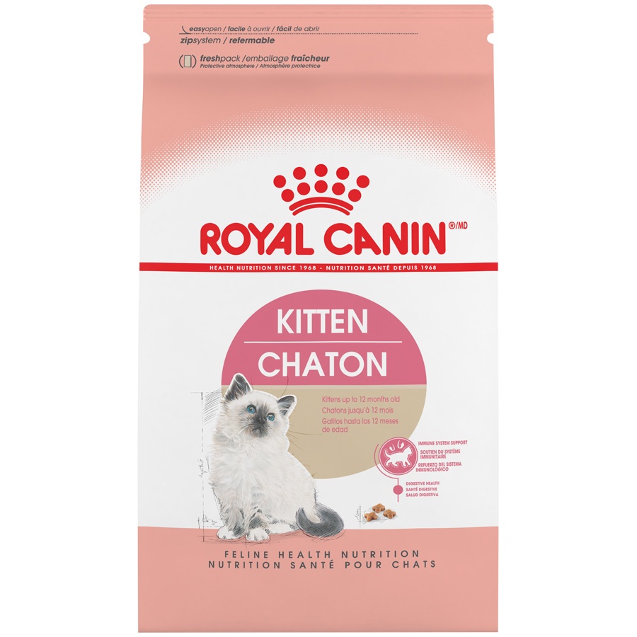 slide 1 of 9, Royal Canin Feline Health Nutrition Dry Kitten Food, 15 lb