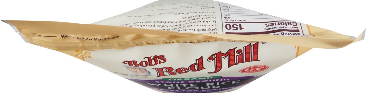 slide 9 of 9, Bob's Red Mill Organic White Rice Flour, 24 oz