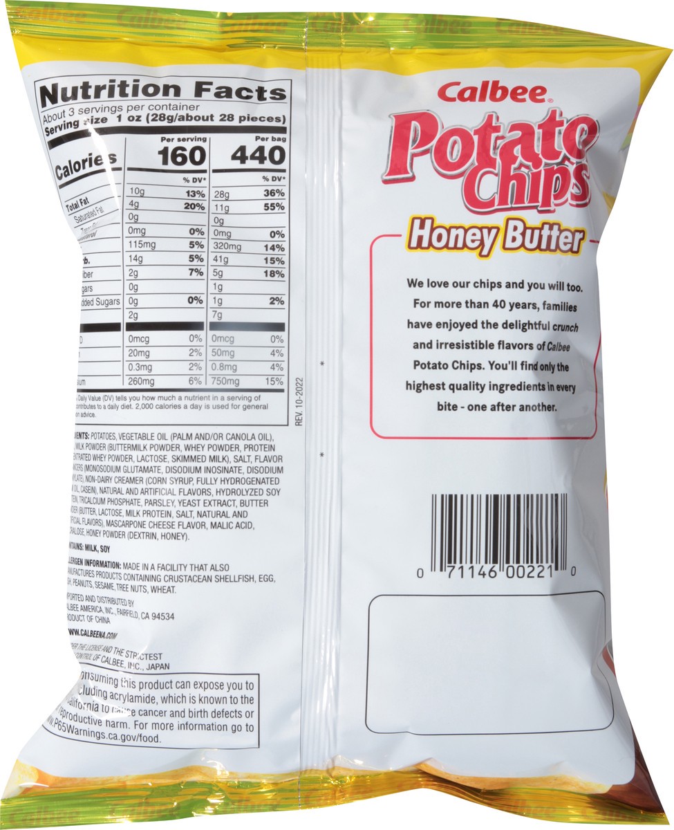 slide 7 of 14, Calbee Honey Butter Potato Chips - 2.8 oz, 2.8 oz