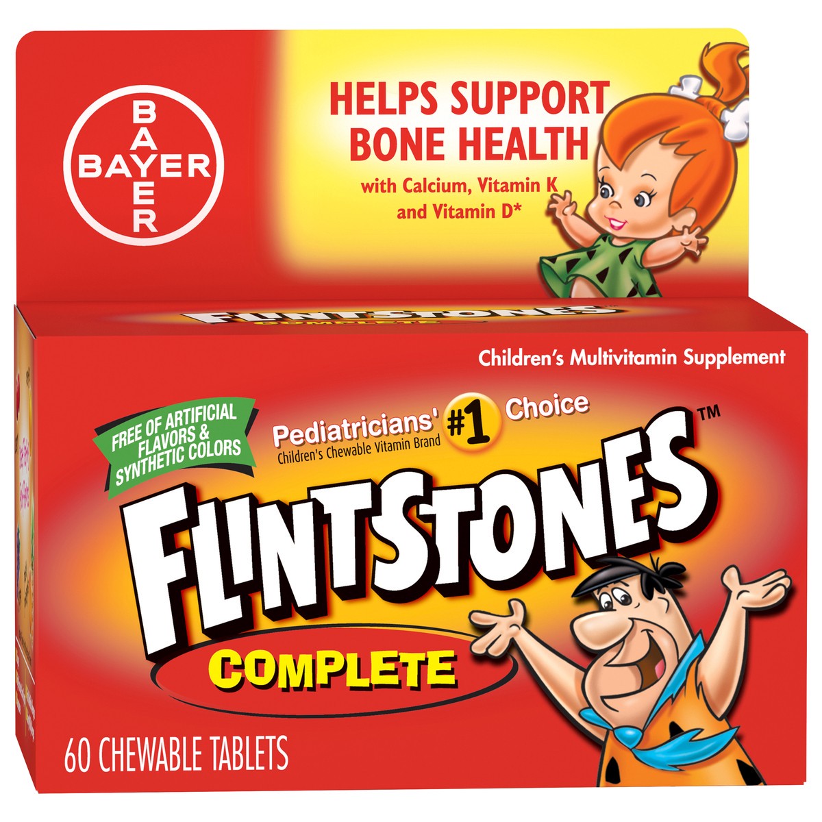slide 2 of 7, Flintstones Children's Complete Multivitamin 60 ea BOX, 60 ct
