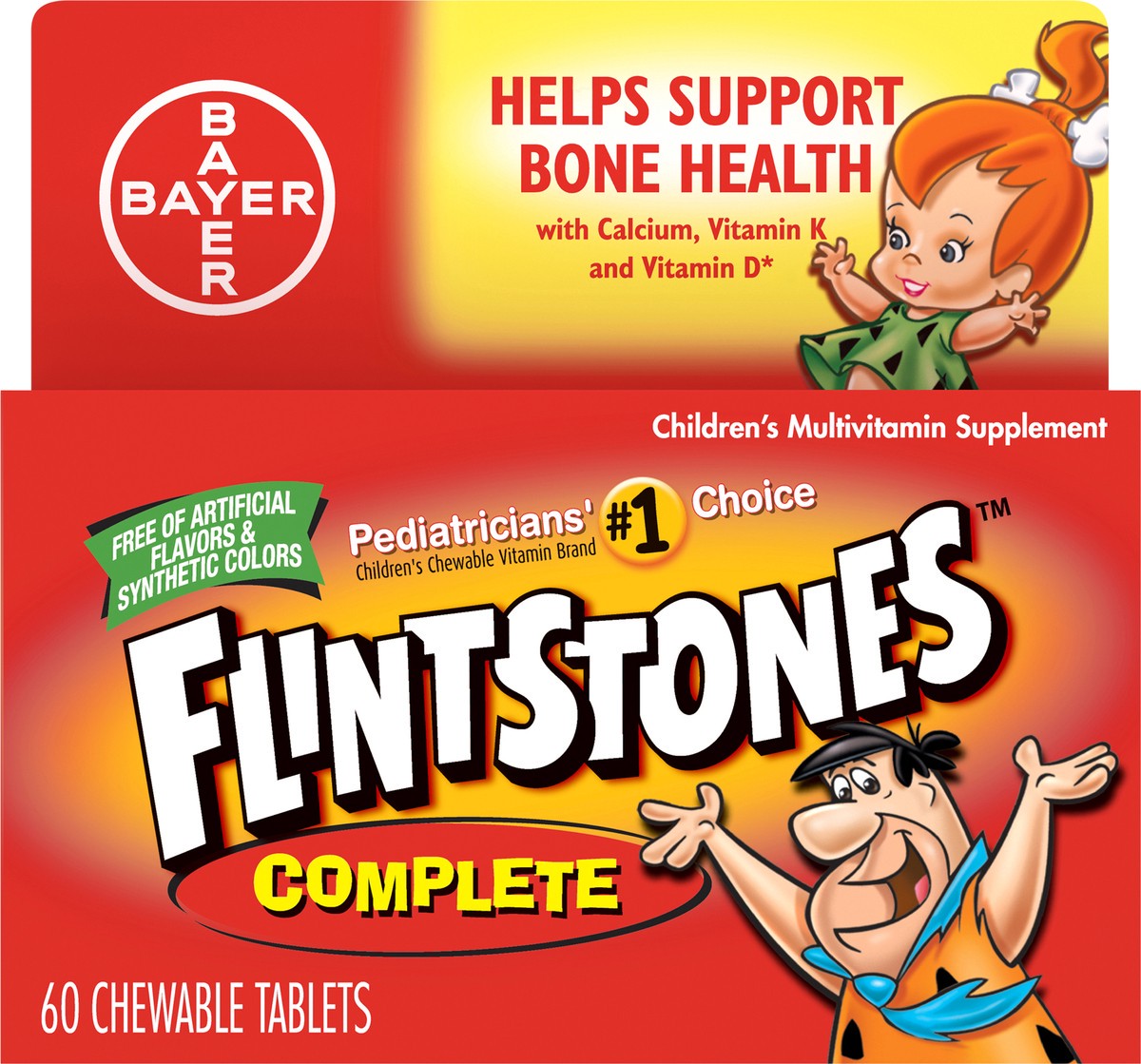 slide 5 of 7, Flintstones Children's Complete Multivitamin 60 ea BOX, 60 ct