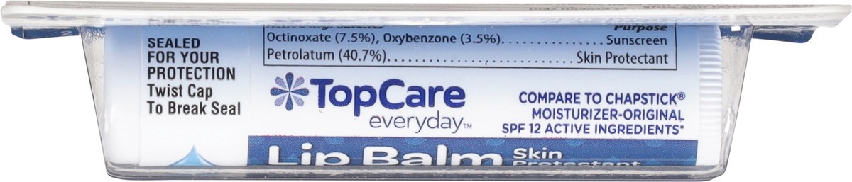 slide 4 of 9, TopCare Everyday Skin Protectant Lip Balm with Sunscreen SPF 12 2 - 0.15 oz Sticks, 2 ct