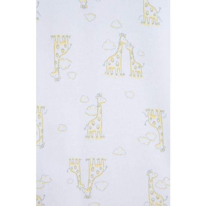 slide 3 of 4, Little Me Newobrn Giraffe Footies - White, 2 ct