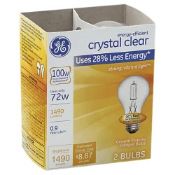 GE Halogen Aline Bulb 72 Watt