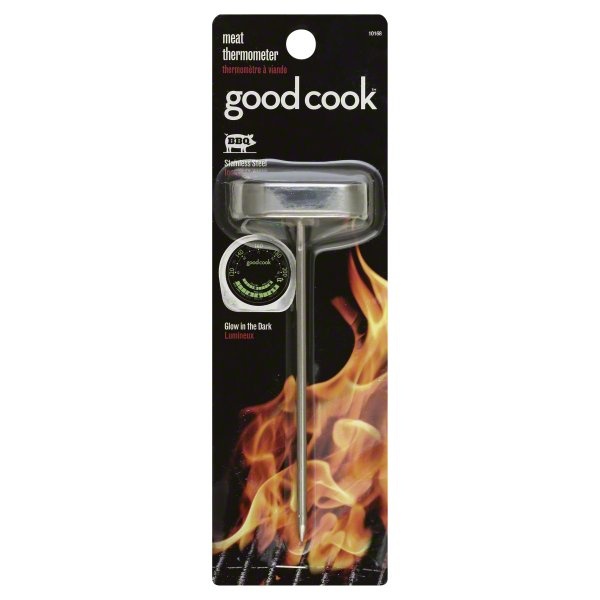 slide 1 of 1, Good Cook Stainless Steel Meat Thermometer, 2 in