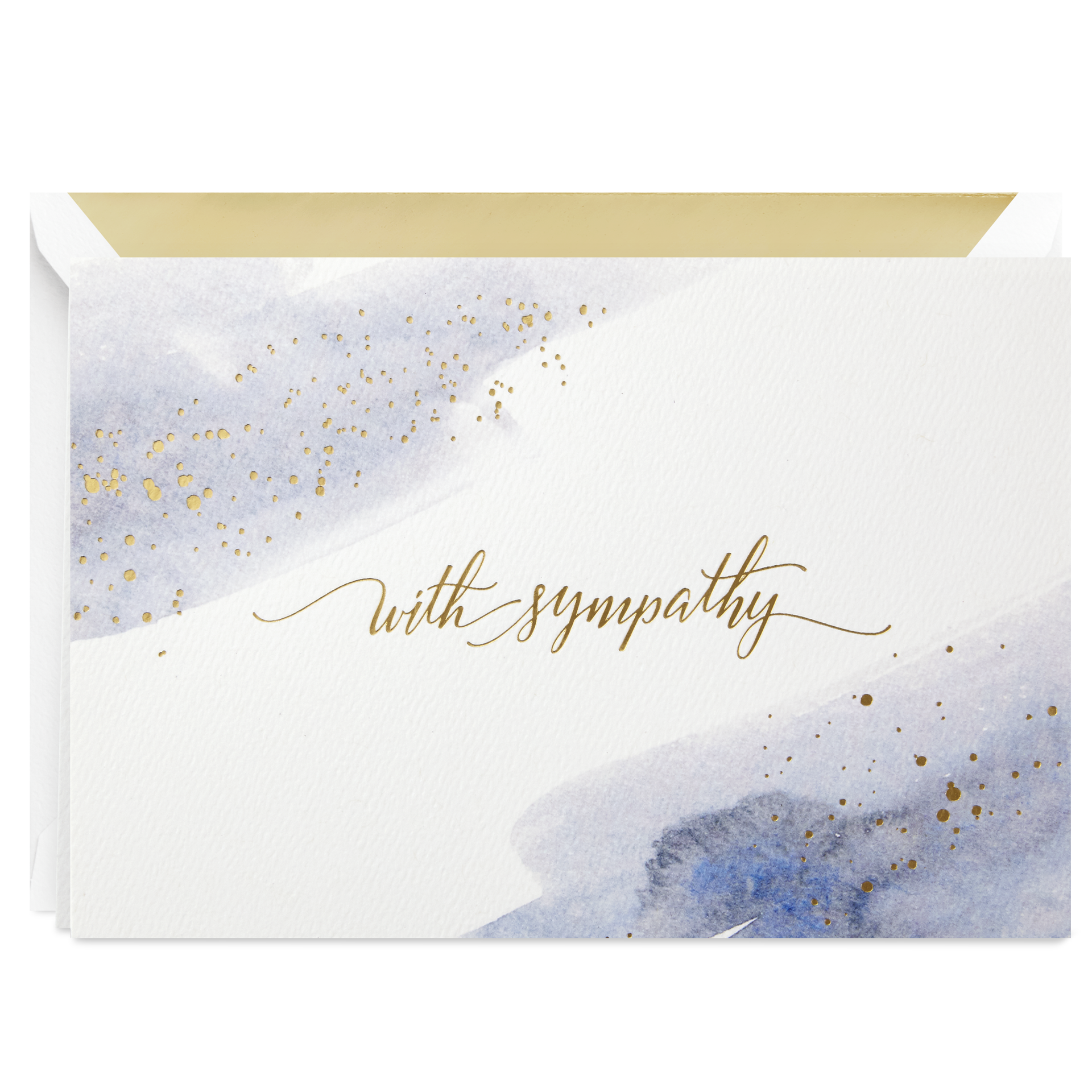 slide 1 of 2, Signature Hallmark Signature Sympathy Card (Many Thoughts and Prayers), 0.7 oz