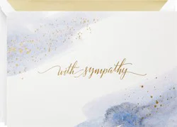 Signature Hallmark Signature Sympathy Card (Many Thoughts and Prayers)