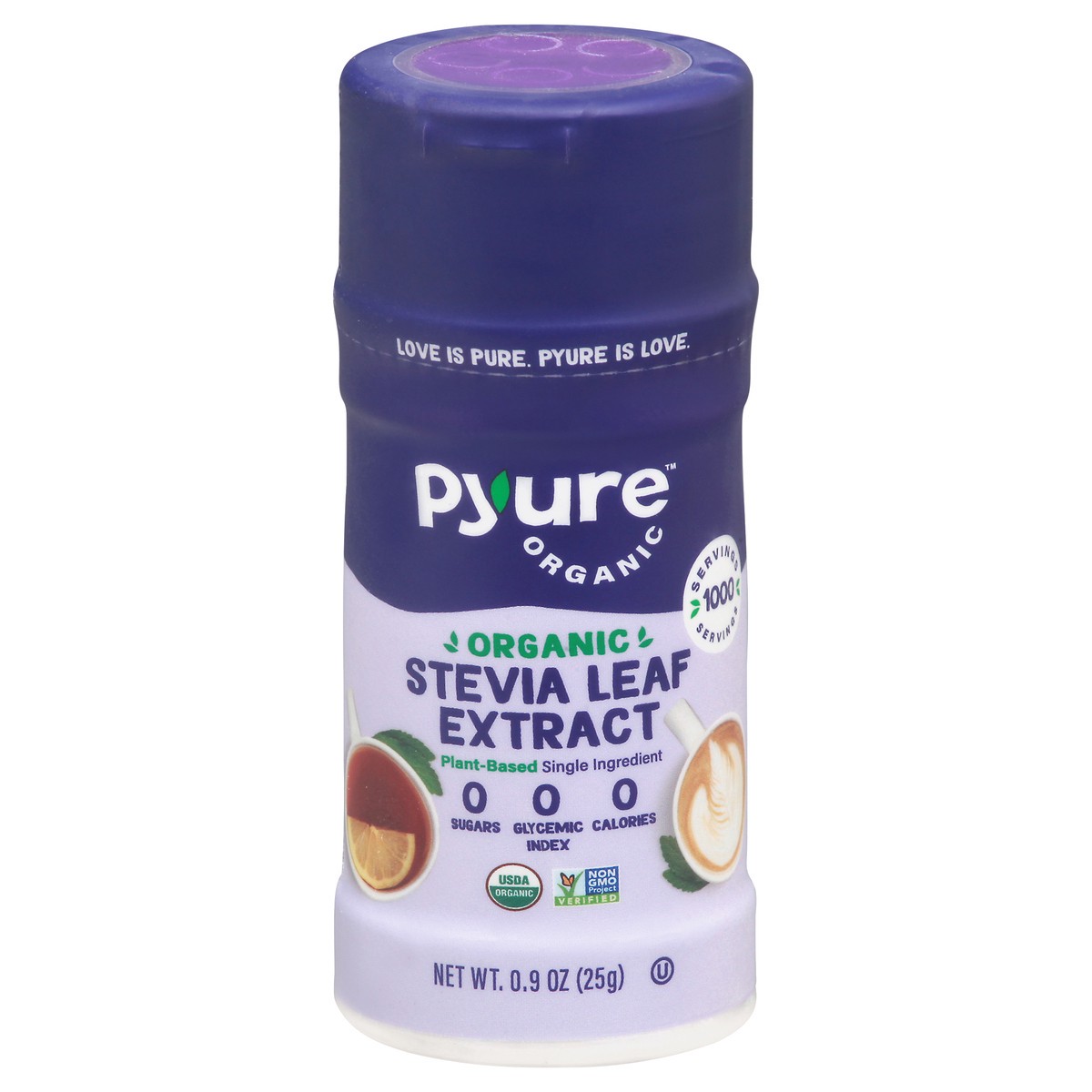 slide 3 of 14, Pyure Organic Stevia Leaf Extract 0.9 oz, 0.9 oz