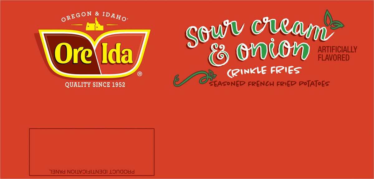 slide 7 of 9, Ore-Ida(r) Creative Classics(tm) Sour Cream & Onion Potato Crinkles 15 oz. Bag, 15 oz