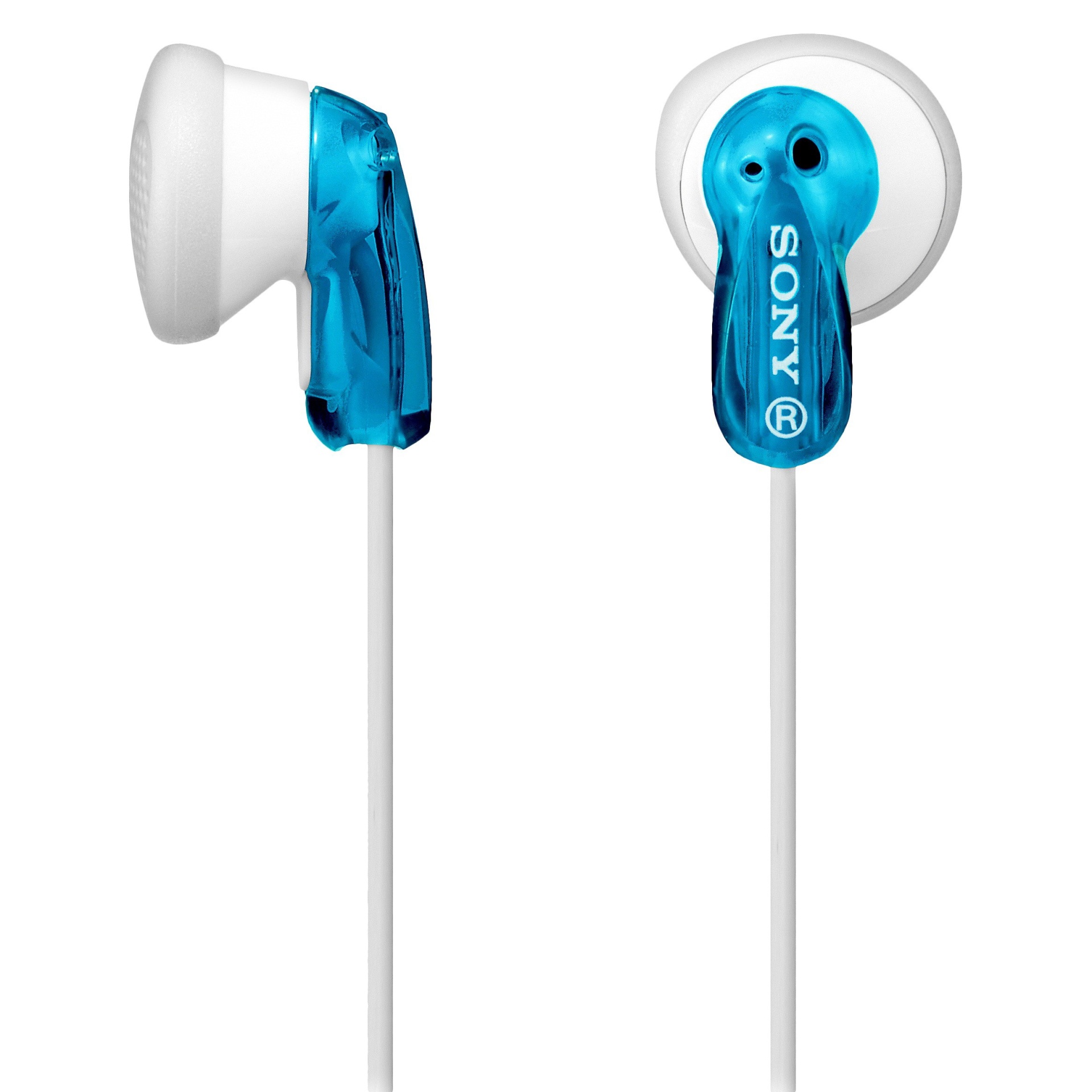 slide 1 of 1, Sony In-Ear Wired Headphones - Blue/White, 1 ct