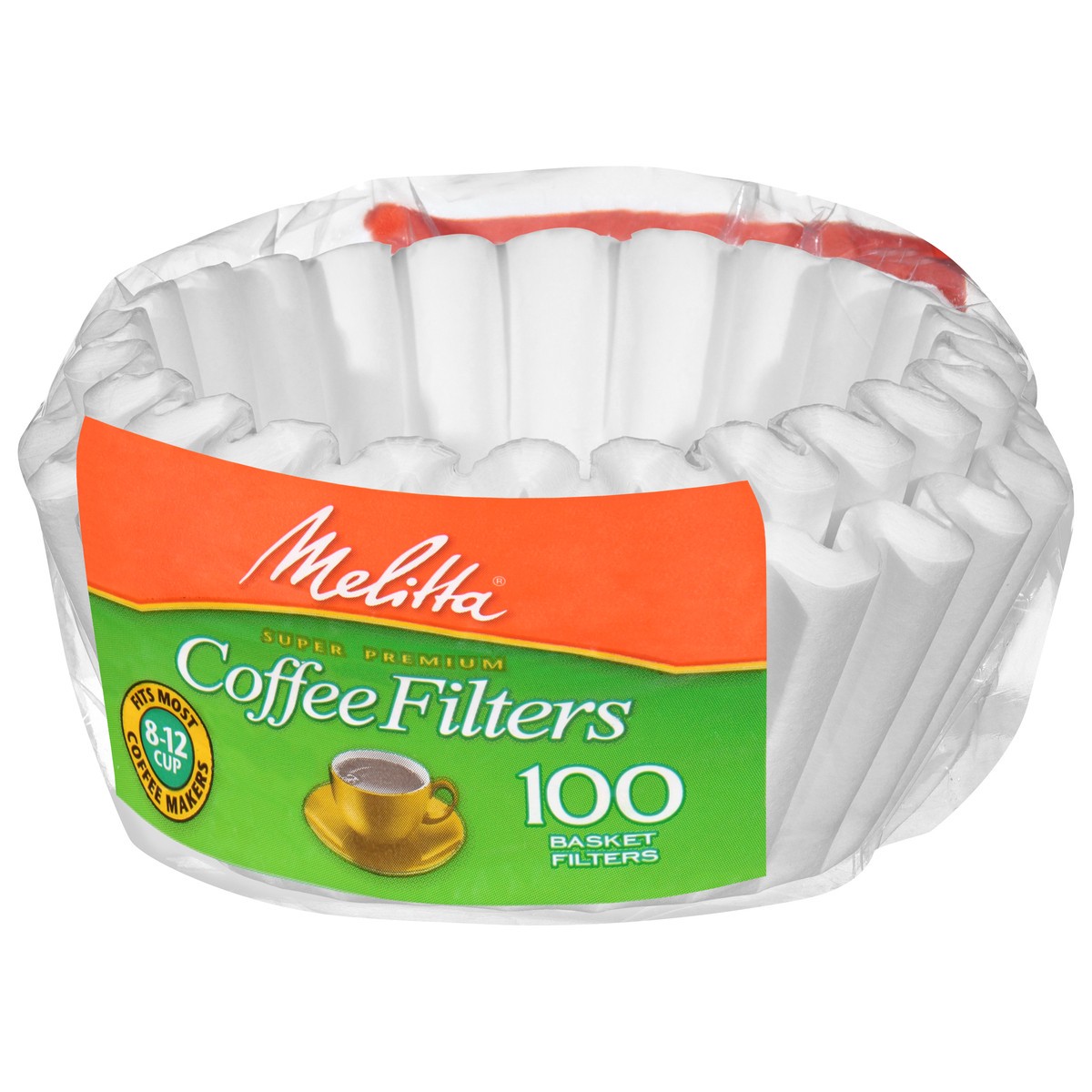 slide 3 of 9, Melitta Basket Coffee Filters - 100 ct, 100 ct