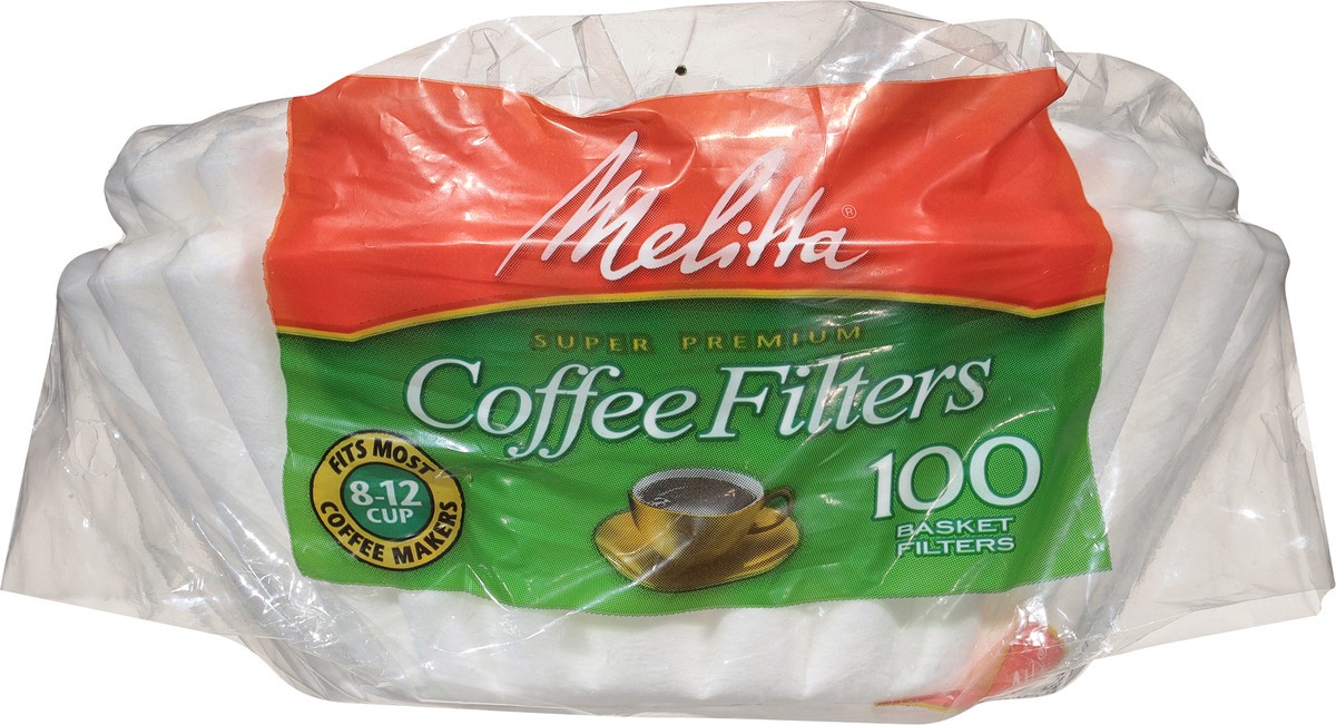 slide 9 of 9, Melitta Basket Coffee Filters - 100 ct, 100 ct