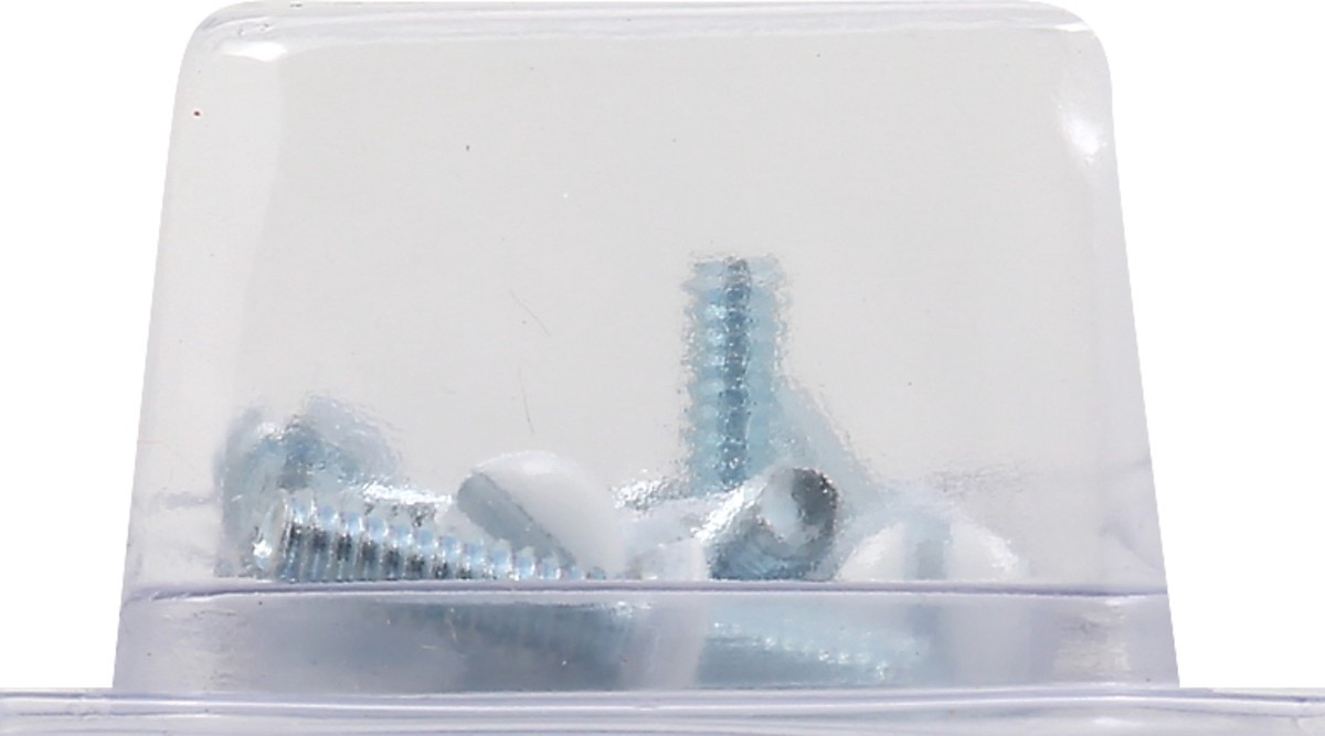 slide 10 of 11, Leviton White 1/2 Inch Screws 20 ea, 20 ct