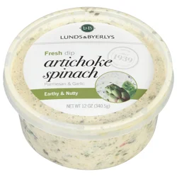 L&B Earthy & Nutty Fresh Artichoke Spinach Dip 12 oz