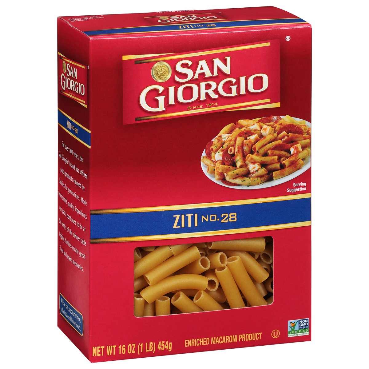 slide 5 of 9, San Giorgio No. 28 Ziti 16 oz, 16 oz