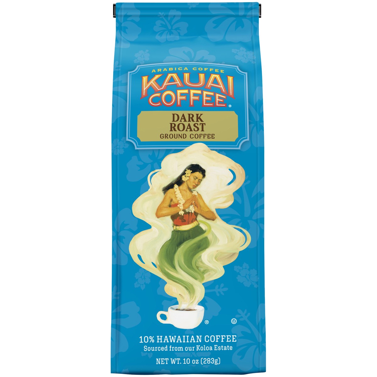slide 6 of 9, Kauai Coffee KAUAI Koloa Estate Dark Roast Ground Bag, 10 oz