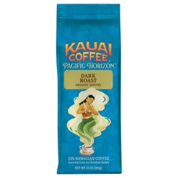 Kauai Coffee Pacific Horizon Dark Roast Ground Coffee 10 oz. Bag