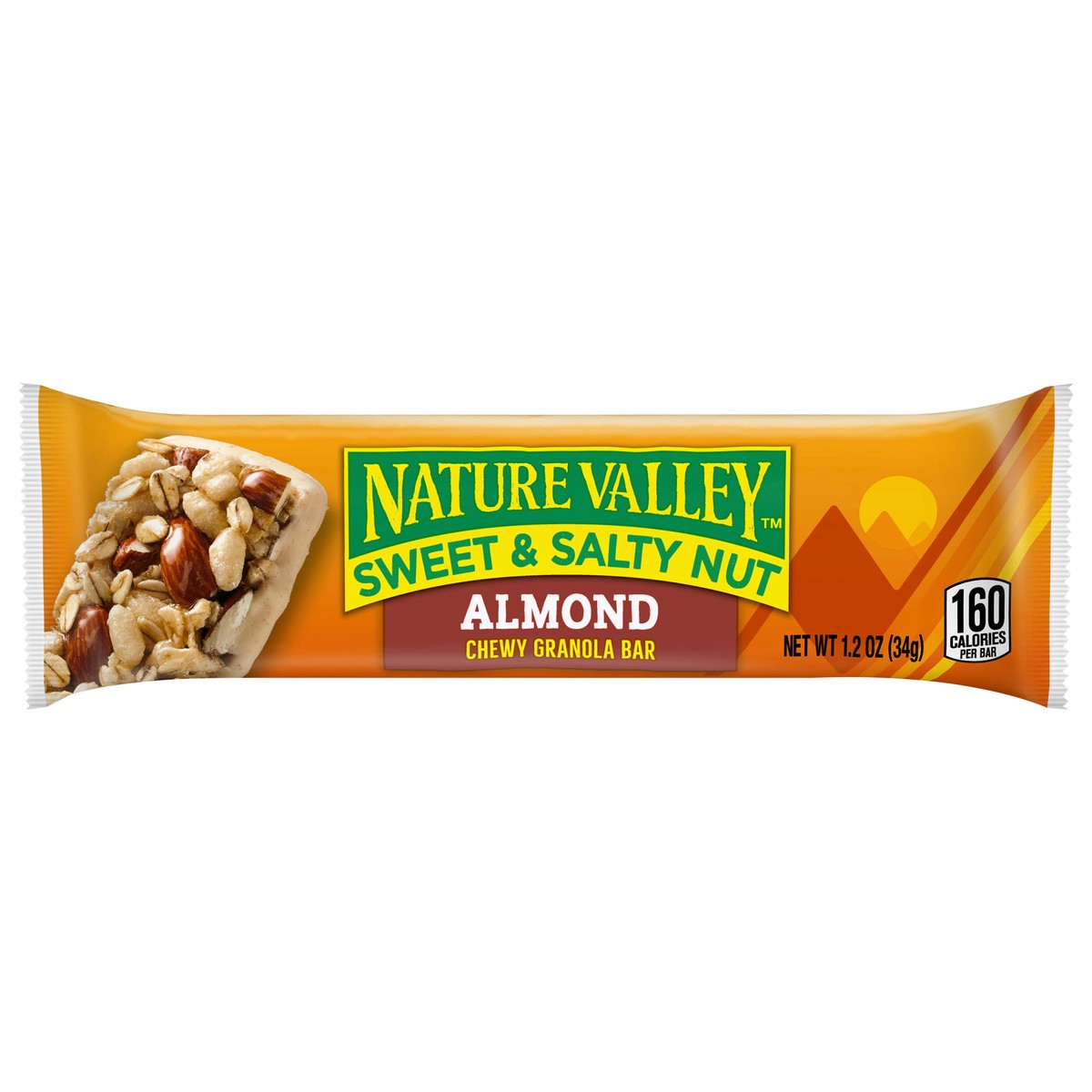 slide 1 of 1, Nature Valley Granola Bars Sweet & Salty Nut Almond, 1.2 oz