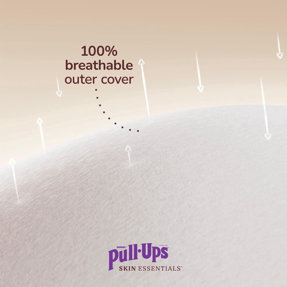 slide 6 of 6, Pull Ups Girls' Skin Essentials Training Pants 4T-5T (38-50 Lbs), 14 ct