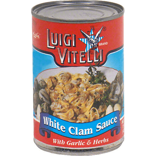 slide 1 of 1, Luigi Vitelli White Clam Sauce, 15 oz