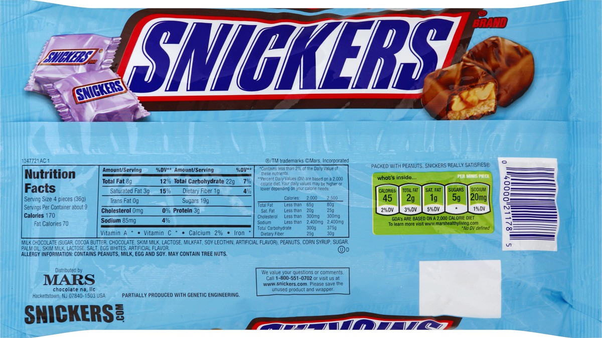 slide 2 of 6, SNICKERS Easter Minis Size Chocolate Candy Bars 11.5-Ounce Bag, 11.5 oz