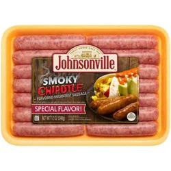 Johnsonville Smoky Chipotle Flavored Breakfast Sausage Links, 14 ct / 12 oz