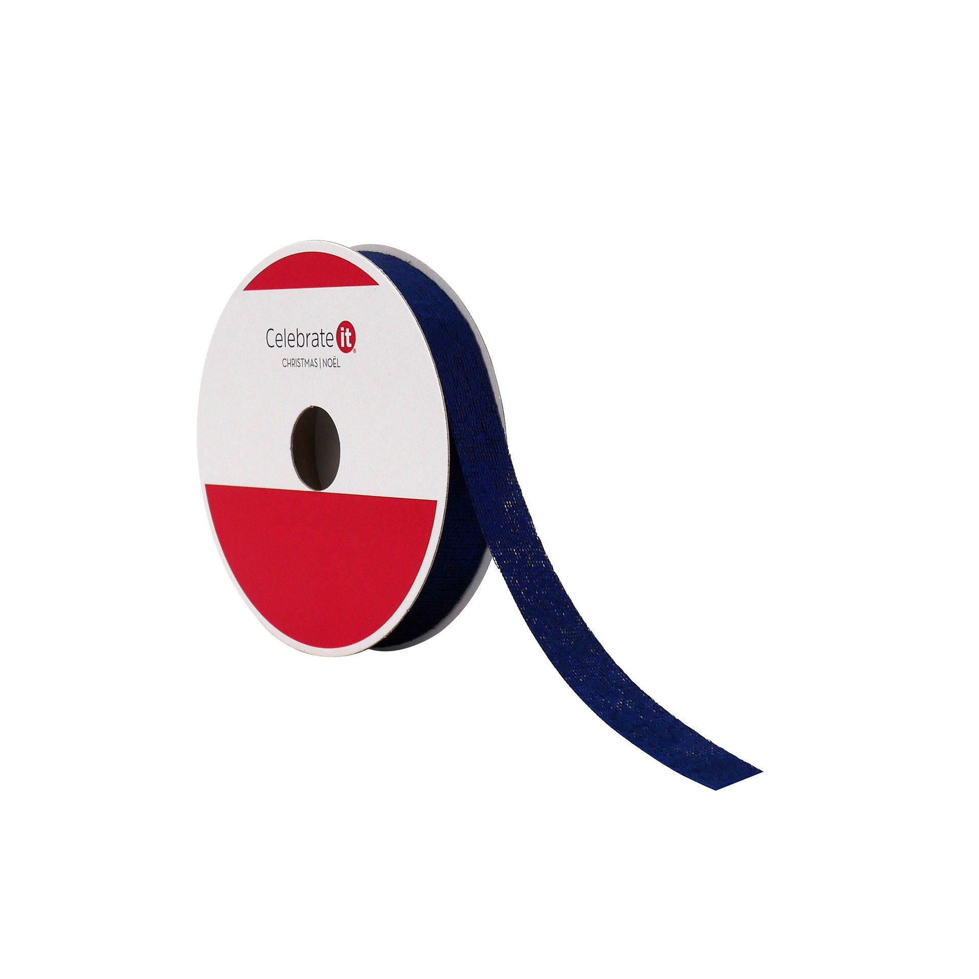 slide 3 of 3, 5/8" X 30ft. Blue Velvet Ribbon By Celebrate It, 5/8 in x 30 ft