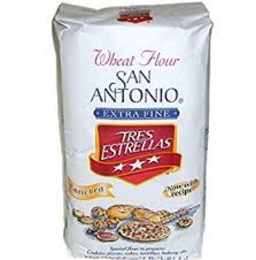 slide 1 of 1, Tres Estrellas San Antonio Wheat Flour, 2 lb