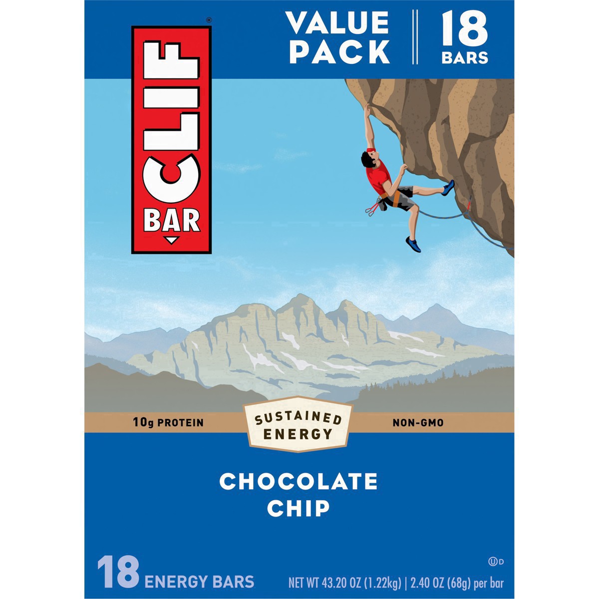slide 51 of 64, CLIF Bar Chocolate Chip Energy Bar, 2.4 oz