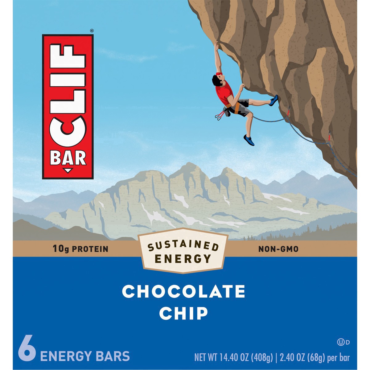 slide 36 of 64, CLIF Bar Chocolate Chip Energy Bar, 2.4 oz