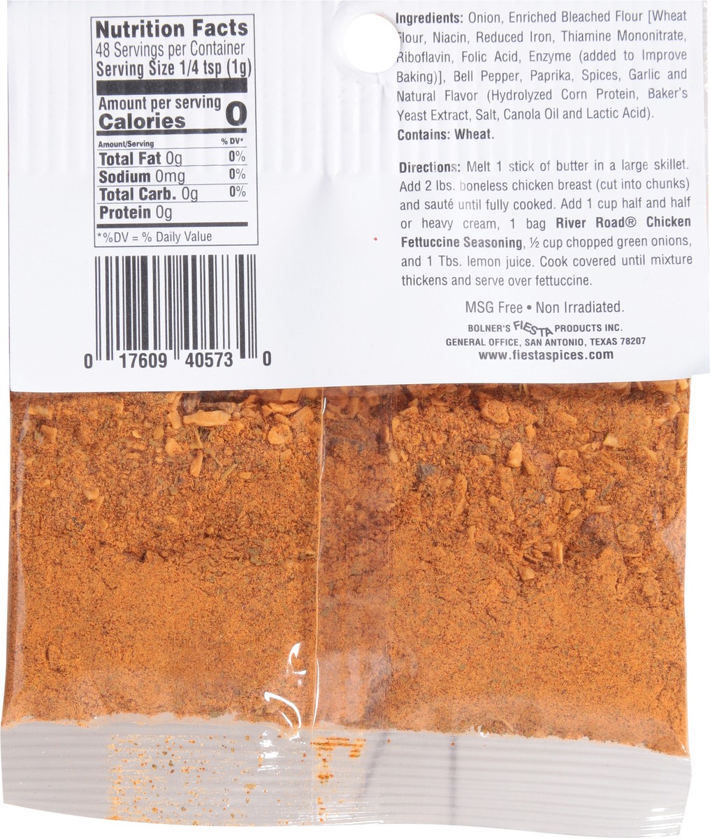 slide 7 of 13, River Road Chicken Fettuccine Seasoning 1 oz, 1 oz