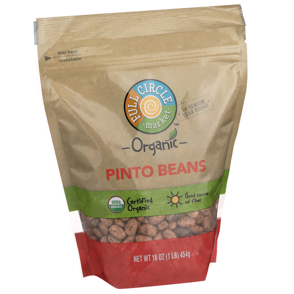 slide 1 of 6, Full Circle Market Organic Pinto Beans, 16 oz