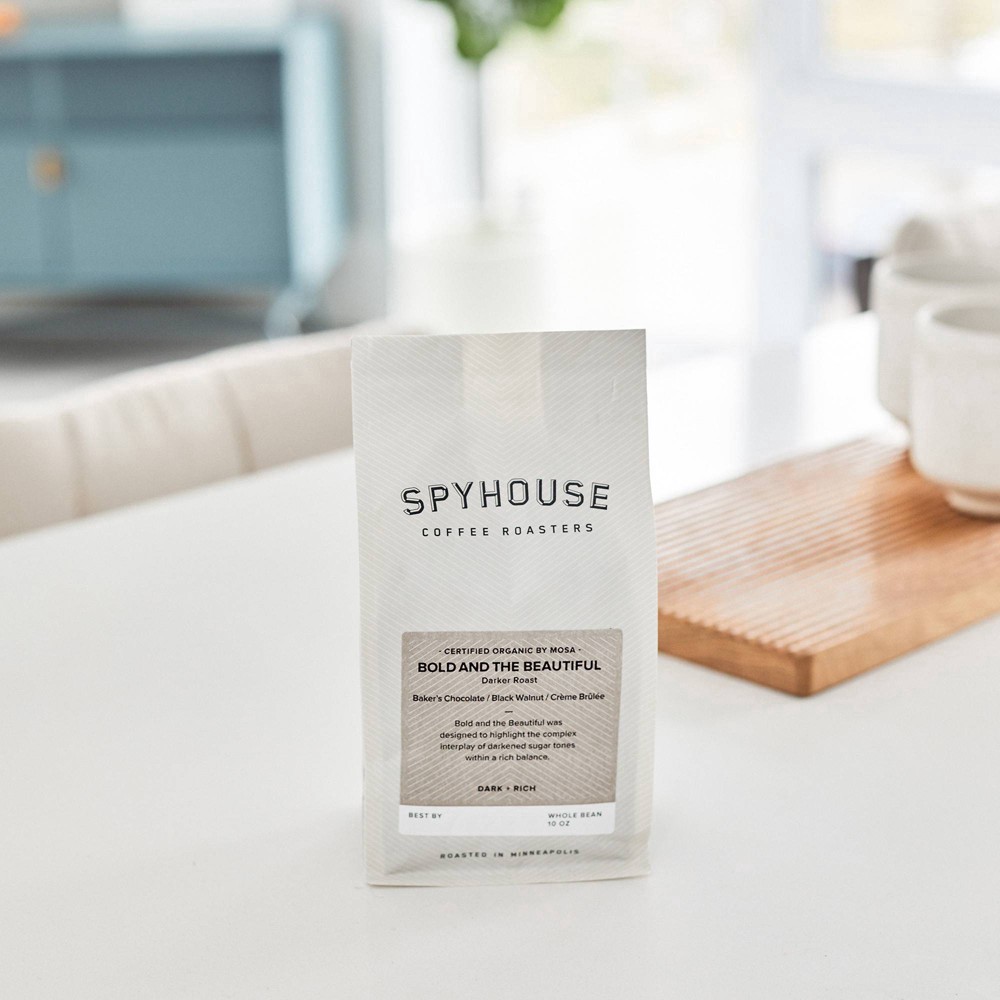 slide 2 of 3, Spyhouse Coffee Roasters Bold & The Beautiful Organic Dark Roast Blend- 10 oz, 