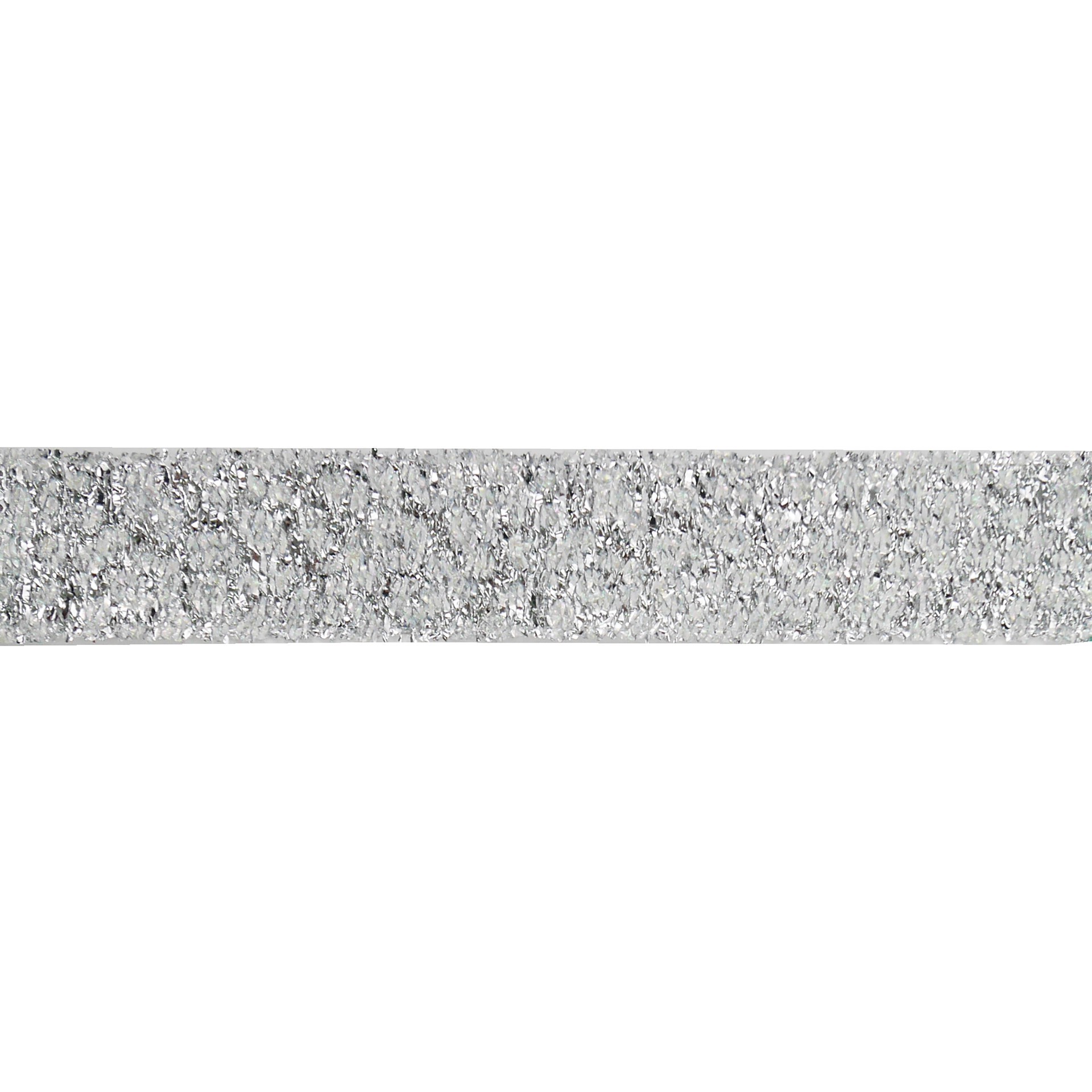 slide 3 of 3, 1.5" X 25ft. Silver Tinsel Metallic Ribbon By Celebrate It, 1.5 in x 25 ft