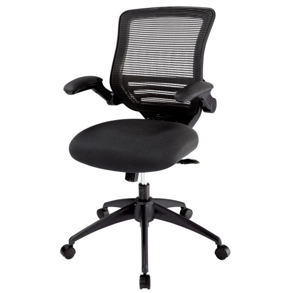 slide 6 of 10, Realspace Calusa Mesh Mid-Back Manager's Chair, Black, 1 ct